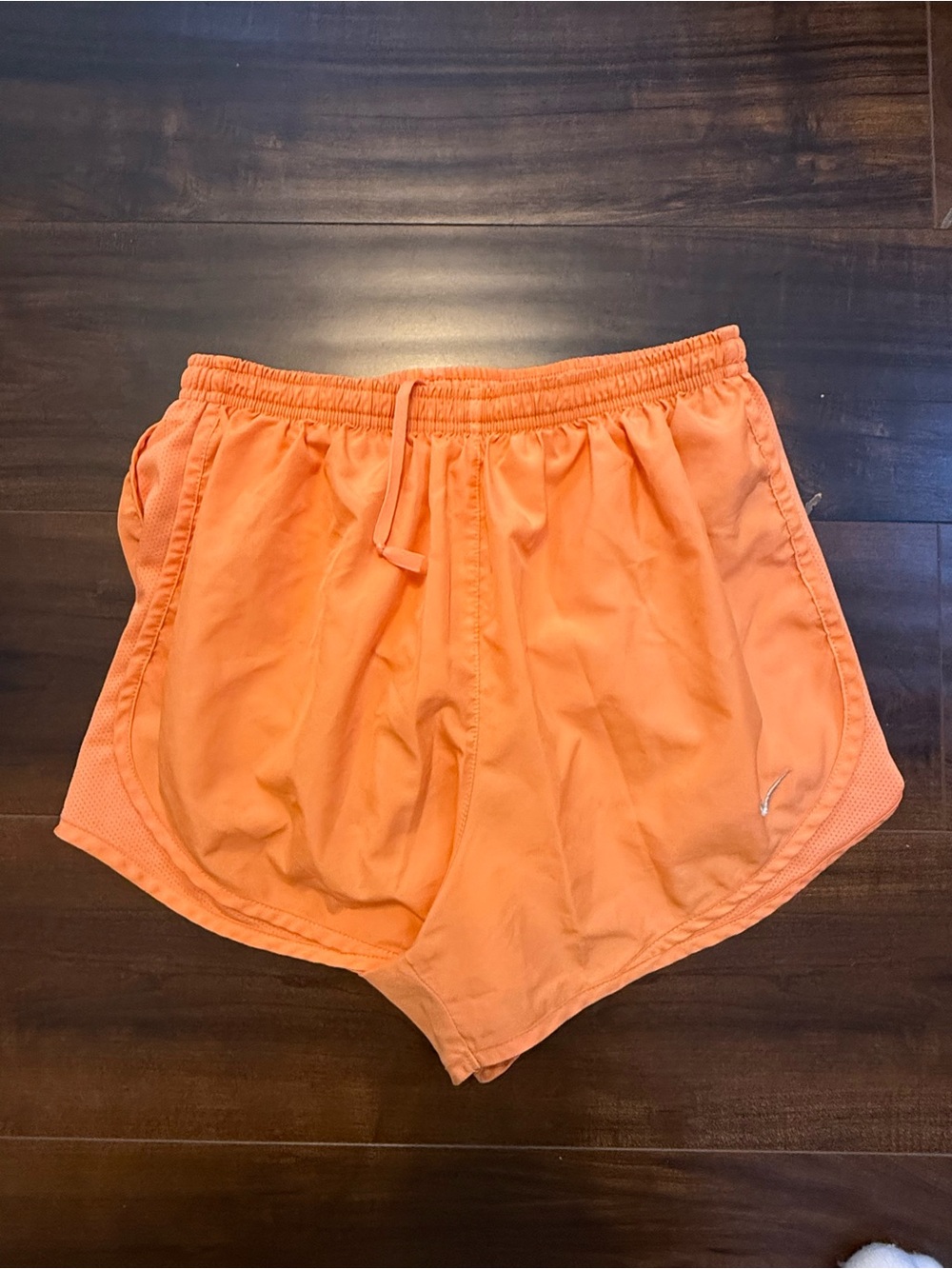 Nike Orange Women’s Athletic Shorts with Drawstring